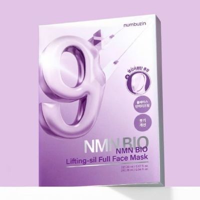 ماسک لیفت صورت و غبغب نامبوزین -numbuzin No.9 Sheet Mask | NAD+ BIO