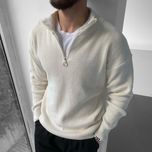 بافت نیم زیپ سفید