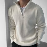 بافت نیم زیپ سفید