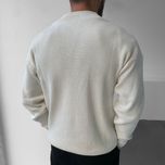 بافت نیم زیپ سفید