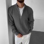 بافت نیم زیپ ذغالی