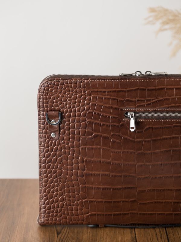 کیف کلاچ چرم طبیعی Dego کد b155