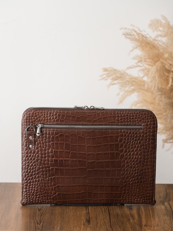 کیف کلاچ چرم طبیعی Dego کد b155