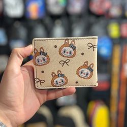 کیف پول چرمی طرح لبوبو