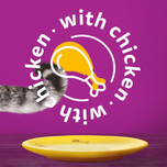 غذای پوچ گربه ویسکاس طعم مرغ Whiskas