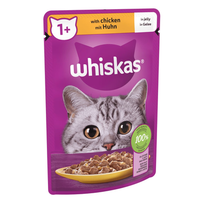 غذای پوچ گربه ویسکاس طعم مرغ Whiskas