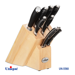 سرویس کارد 8 پارچه یونیک با پایه چوبی