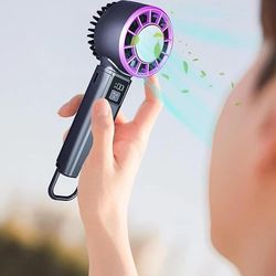 پنکه دستی و خنک‌کننده پرتابل (توربو) با نمایشگر دیجیتال - مدل A3 Pro