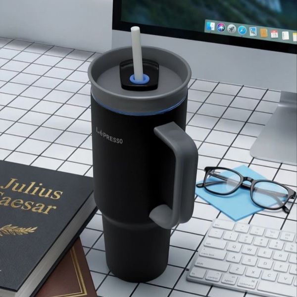 ماگ مسافرتی و عایق‌دار برند LePRESSO مدل QuirkSip Insulated Tumbler (با کد محصول LPCFFQS0061)