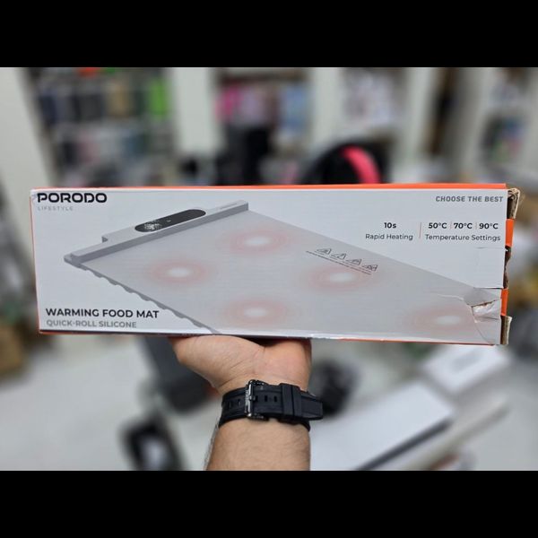 صفحه گرم‌کننده غذا (Warming Food Mat) از برند Porodo Lifestyle