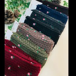 جوراب گلدار بالازانو