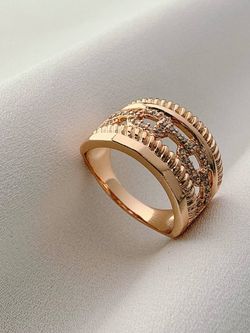 انگشتر طراحی مدرن نگین اتمی