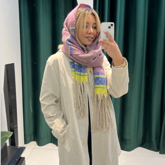 بارانی کتان‌زارا راشل