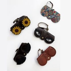 کاور چرمی عینک طرح فانتزی