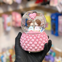 گوی موزیکال چراغدار پمپ دار عشق