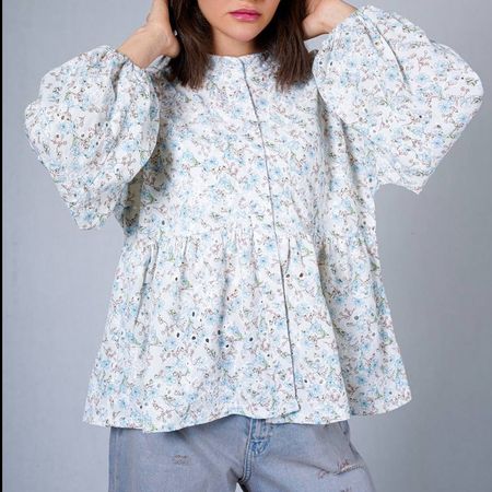 شومیز عروسکی گل بارونک