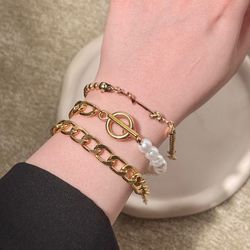 دستبند 3عددی مرواریدی