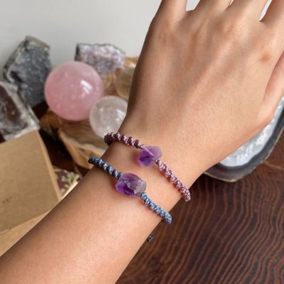 دستبند راف آمیتیست