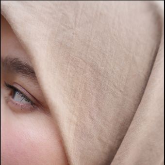 روسری وال کرم کاراملی