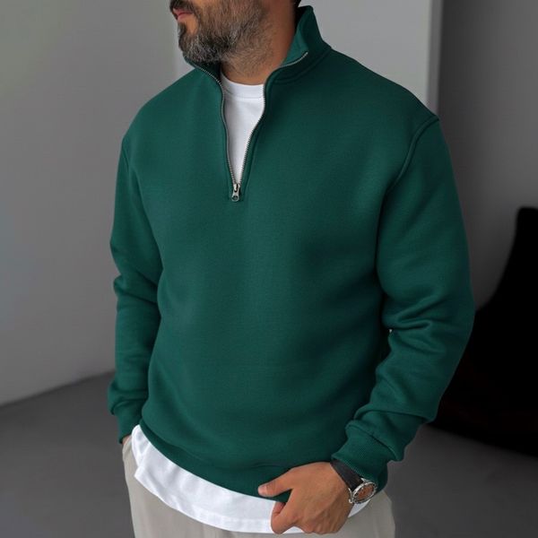 دورس نیم زیپ سبز کله غازی