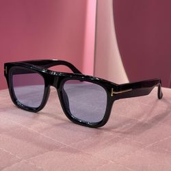 عینک Tom Ford فرم مشکی شیشه آبی کد 32