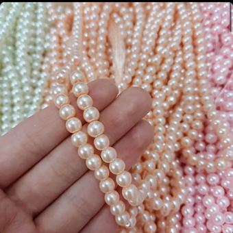 مروارید سنگی گلبهی سایز 6