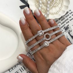 دستبند تنیسی جواهری