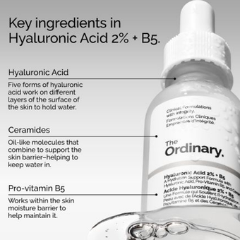 سرم هیالورونیک اسید 2٪ اوردینری | آبرسان قوی و ضد چروک پوست