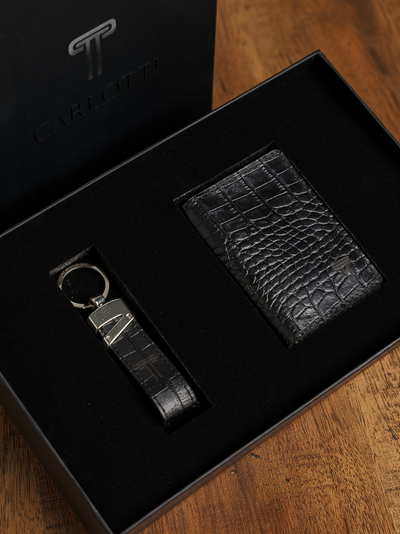 گیفت چرم طبیعی(کیف کارت+جاکلیدی) کد a183