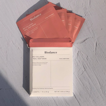 ماسک صورت بایودنس مدل بیوکلاژن وزن 34گرم 1 عددی