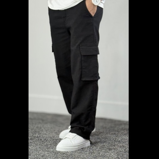 شلوار گارگو کتان6 جیب