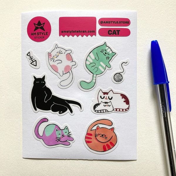 استیکر گربه