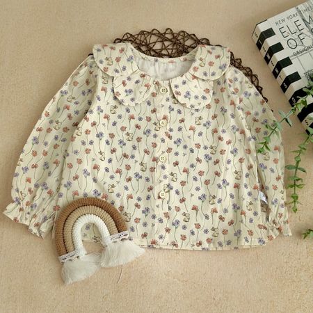 شومیز یقه گلبرگی (کد 2159)