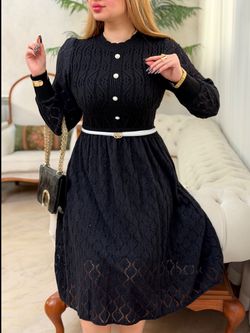 پیراهن بافت مروارید3654