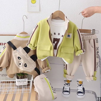 ست سه تیکه بچگانه وارداتی اورجینال پشت پاندا کیفی