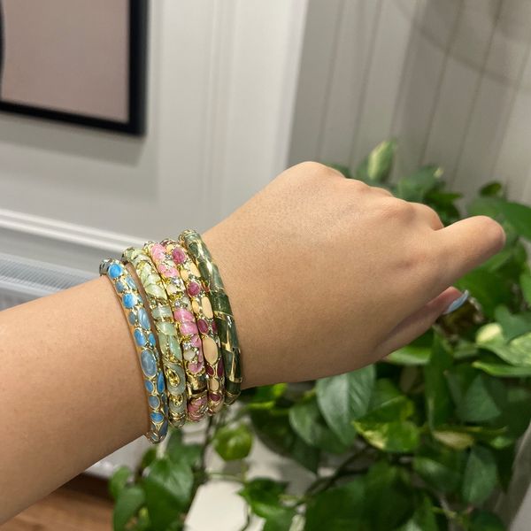 دستبند‌ میناکاری سایز بزرگ