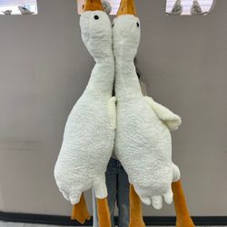 عروسک غاز رنگ سفید سایز بزرگ