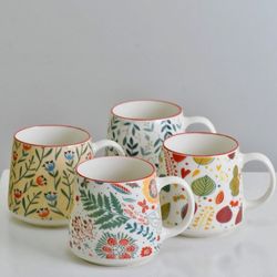 ماگ طرح برگ کد 201/4