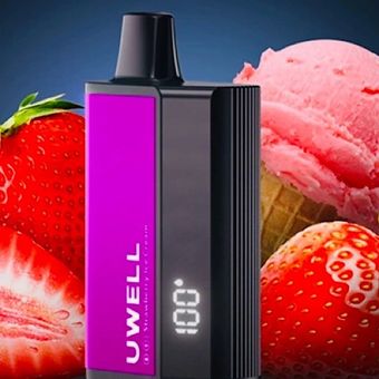 پاد یکبار مصرف یوول 14٬000 پاف بستنی توت ‌فرنگی | قسطی دیجی پی اسموک سیتی