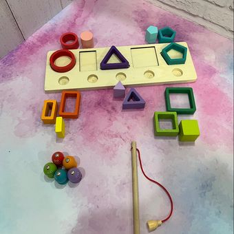 مونته سوری جایگذاری اشکال هندسی