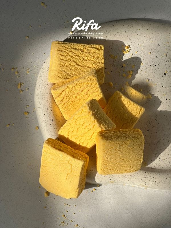 بستنی خشک انجمادی پفکی طعم انبه