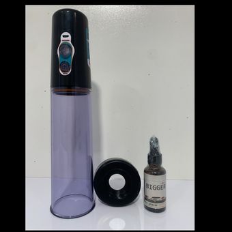 بادکش وکیوم شارژی + روغن حجم دهنده بیگر 60 میل