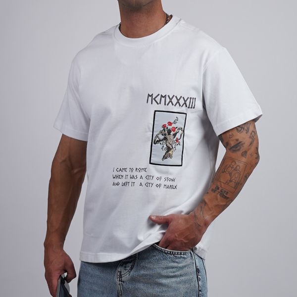 تیشرت یقه گرد چاپی کد 171187