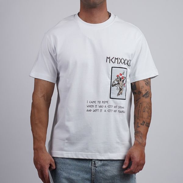 تیشرت یقه گرد چاپی کد 171187