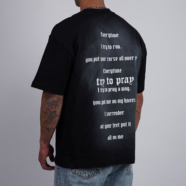 تیشرت یقه گرد چاپی کد 171189