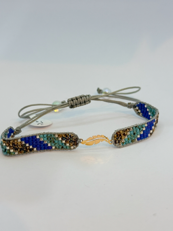 دستبند میوکی طرح پر