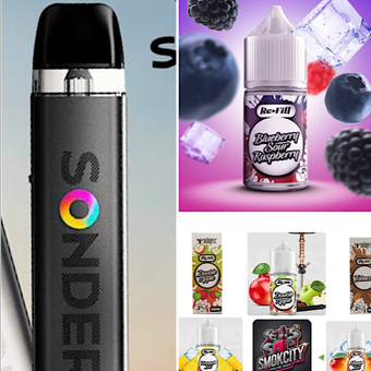 پاد ماد ساندر کیو 2 گیک ویپ | GEEK VAPE SONDER Q2 + سالت دوسیب دکتر ویپ ریفیل