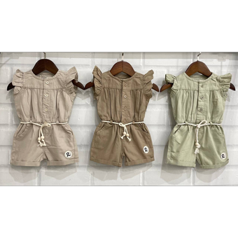 سرهمی شلوارکی دخترانه کتان