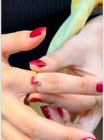 انگشتر قلب قرمز