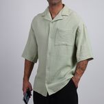 پیراهن آستین کوتاه لینن کد 231021